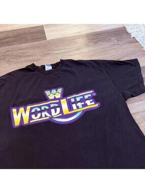 Vintage word life John cena t shirt wwe 00s XL